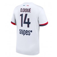 Stroje piłkarskie Paris Saint-Germain Desire Doue #14 Koszulka Wyjazdowej 2025-26 Krótki Rękaw